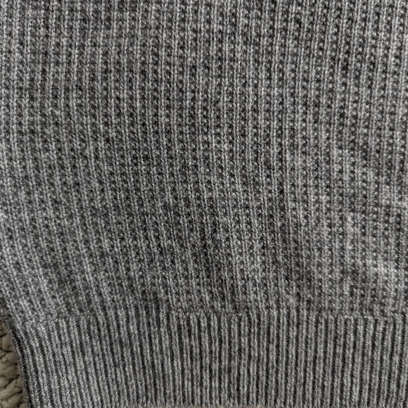 nap Loungewear 100% Cashmere Lightweight Knit Hoodie Sweater Grey Size M - Picture 3 of 12